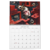 2026 Wunder Surreal-Horror-Kalender Kalender (Jan 2027)
