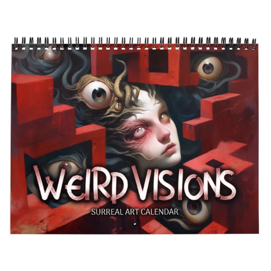 2026 Wunder Surreal-Horror-Kalender Kalender (Titelbild)