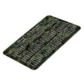 2026 Year Monthly Calendar Camouflage Camo Green Magnet (Linke Seite)