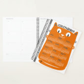 2026 Year Monthly Calendar Mid-Century Orange Cat Planer (Anzeige)