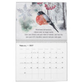 2026 Year of Change Floral Motivational  Kalender (Feb 2027)