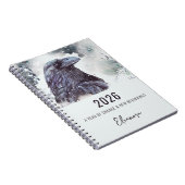2026 Year of Change Raven Symbolism Notizblock (Rechte Seite)