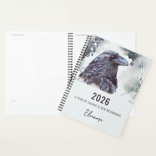 2026 Year of Change Raven Symbolism Planer (Anzeige)