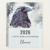 2026 Year of Change Raven Symbolism Planer (Vorderseite)