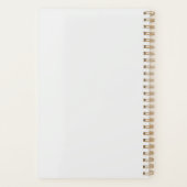 2026 Year of the Fire Horse Black and White Ink Planer (Rückseite)