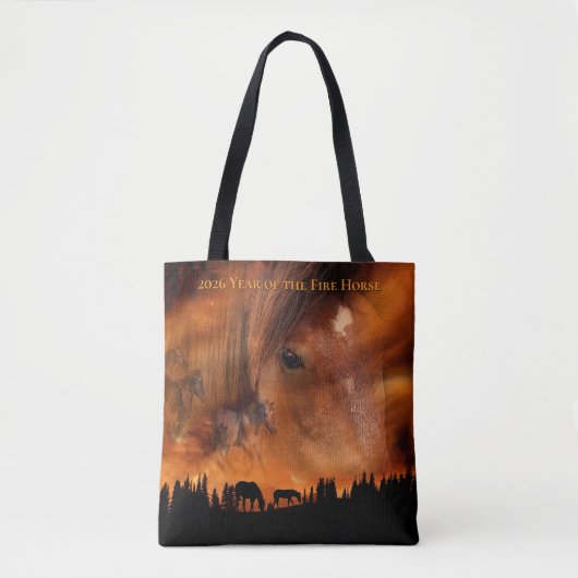 2026 Year of the Fire Horse - Firestorm Tasche (Vorderseite)