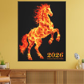 2026 Year of the Fire Horse Leinwanddruck (Insitu (Wohnzimmer))