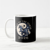 2026 Year Of The Horse Chinese New Year,horse Grap Kaffeetasse (Links)