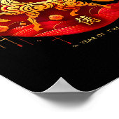 2026 Year Of The Horse Chinese New Year Outfit Poster (Ecke)