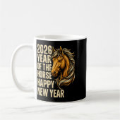 2026 Year Of The Horse Happy Chinese New Year Fire Kaffeetasse (Links)
