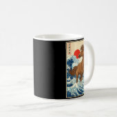 2026 Year Of The Horse Japanese Wave Art Lunar New Kaffeetasse (VorderseiteRechts)