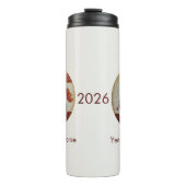 2026 Year of the Horse – Lunar New Year Art Thermosbecher (Vorderseite)