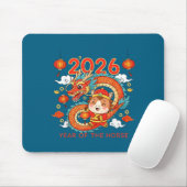2026 Year Of The Horse Lunar New Year Chinese  Mousepad (Mit Mouse)