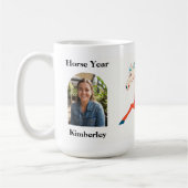 2026 Year Of The Horse Lunar New Year Custom Kaffeetasse (Links)