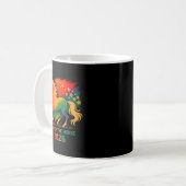 2026 Year Of The Horse Vibrant Zodiac Blossom Art  Kaffeetasse (Vorderseite Links)