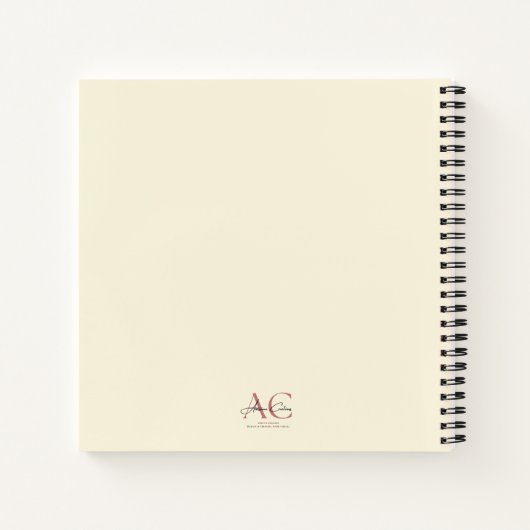 2026 Year Text Journal Notizblock (Rückseite)