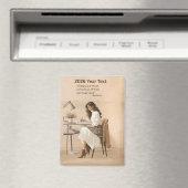 2026 Year Text Lettering Writing Magnet (In Situ (Geschirrspüler))