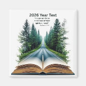 2026 Year Text Road to Life Magnet (Vorne)