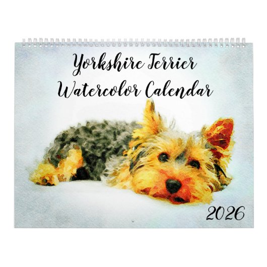2026 Yorkshire Terrier Hundeliebhaber Besitzer Yor Kalender (Titelbild)