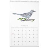 2026Garten-Vögel im Aquarellkalender Kalender (Mär 2026)