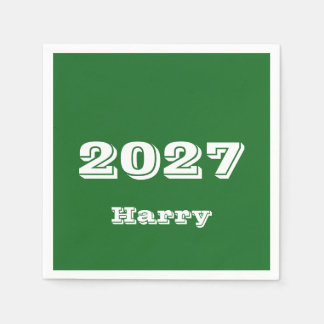 2027 Abschlussfeier Personalized Servietten
