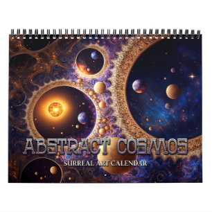 2027 Abstrakter Kosmos Surrealer Raum Kunstkalende Kalender
