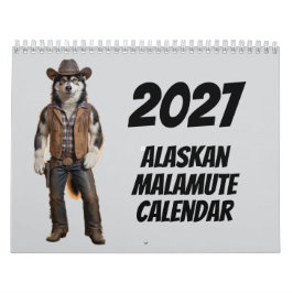 2027 Alaskan Malamute Hundekalender Kalender