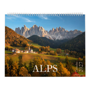 2027 Alpen Natur- und Landschaftsfoto Kalender