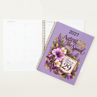 2027 Altern 1/4 der Geschwindigkeit Februar 29 Planer