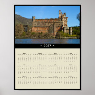 2027 Bannerman Castle Wandkalender - Hudson River Poster