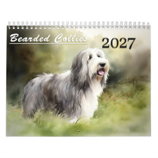 2027 Bartcollie-Kalender Kalender