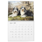 2027 Bartcollie-Kalender Kalender (Mär 2027)