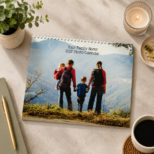 2027 Benutzerdefinierter Familienfoto-Kalender mit Kalender