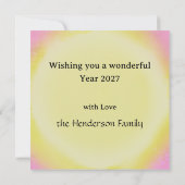 2027 Benutzerdefinierter Foto-Gnom-Kalender beginn (Rückseite)