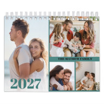 2027 Benutzerdefinierter Foto-Kalender Einfach Sel