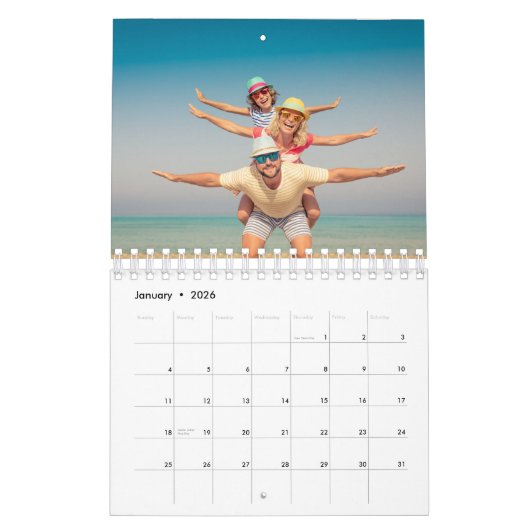 2027 Benutzerdefinierter Foto-Kalender Erstellen S Kalender (Jan 2026)