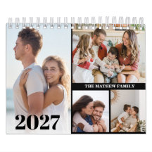 2027 Benutzerdefinierter Foto-Kalender Erstellen S