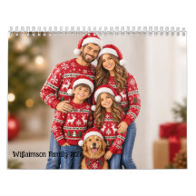 2027 Benutzerdefinierter Fotokalender Familie