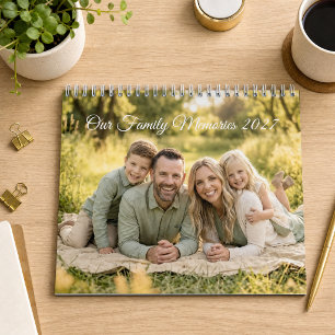 2027 Benutzerdefiniertes Familienfoto Kalender