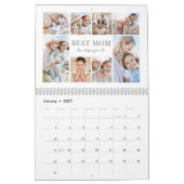 2027 Benutzerdefiniertes Foto der Mutter Kalender (Jan 2027)