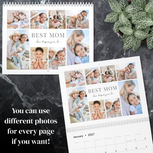 2027 Benutzerdefiniertes Foto der Mutter Kalender