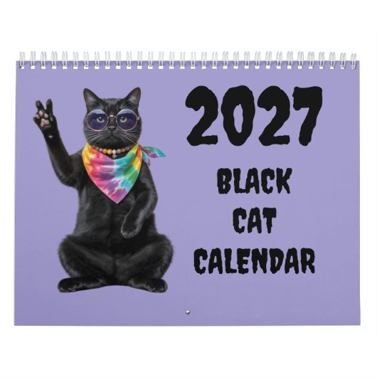 2027 Black Cat Kalender (Titelbild)
