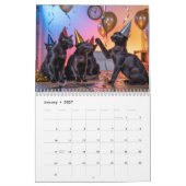 2027 Black Cat Kalender (Jan 2027)