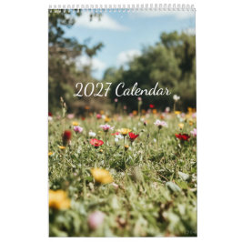 2027 Blumenkalender (Bilder erstellt von Grok) Kalender