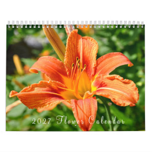 2027 Blumenkalender Kalender