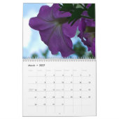 2027 Blumenkalender Kalender (Mär 2027)