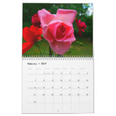 2027 Blumenkalender Kalender (Feb 2027)