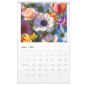 2027 Blumenkalender Kalender (Mär 2027)