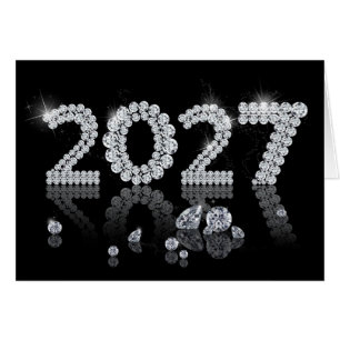 2027 Brillante Diamanten Luxus Neujahr