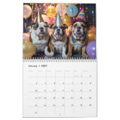 2027 Bulldog-Kalender Kalender (Jan 2027)